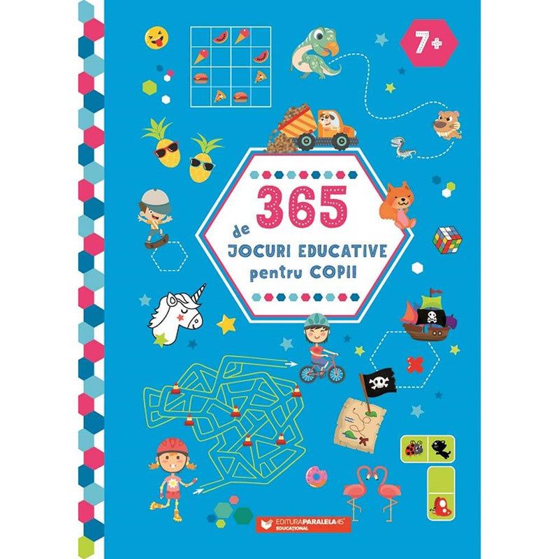365 de jocuri educative pentru copii (7 ani +) - Ballon Media - Delumani - Magazin Online Romanesc 