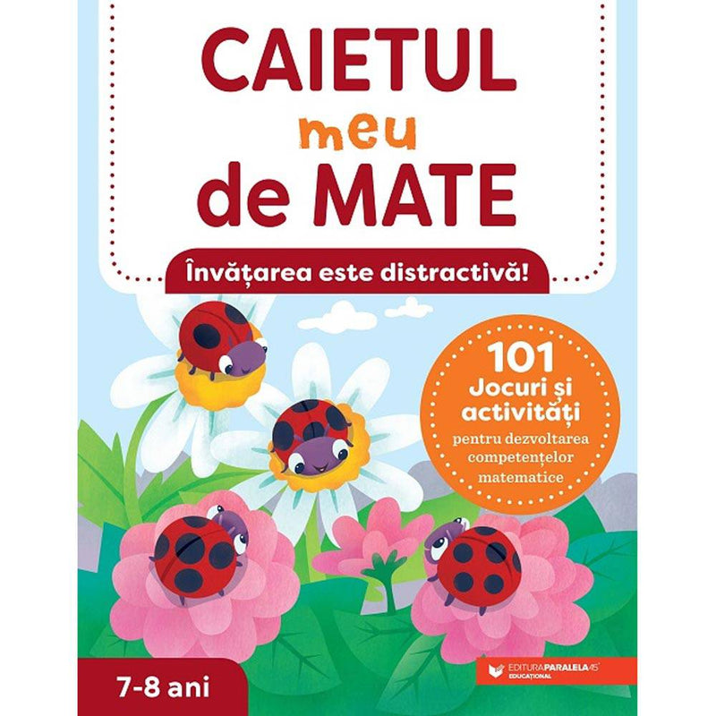 Caietul meu de mate (7-8 ani) - ATTREE Lena - Delumani - Magazin Online Romanesc 