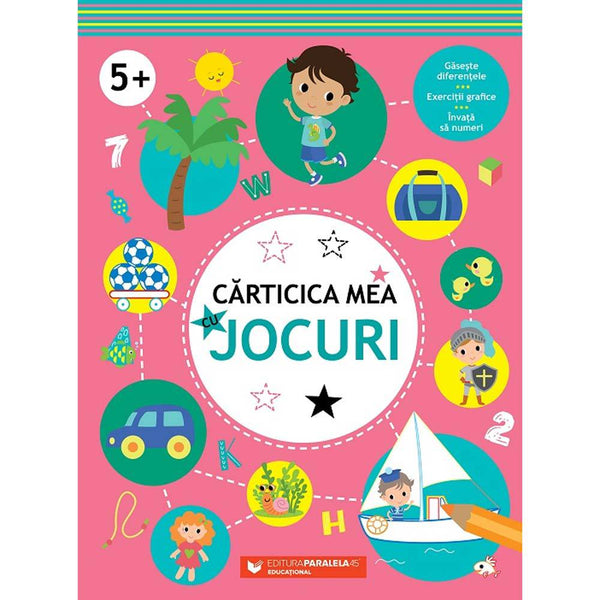 Carticica mea cu jocuri (5 ani+) - Ballon Media - Delumani - Magazin Online Romanesc 