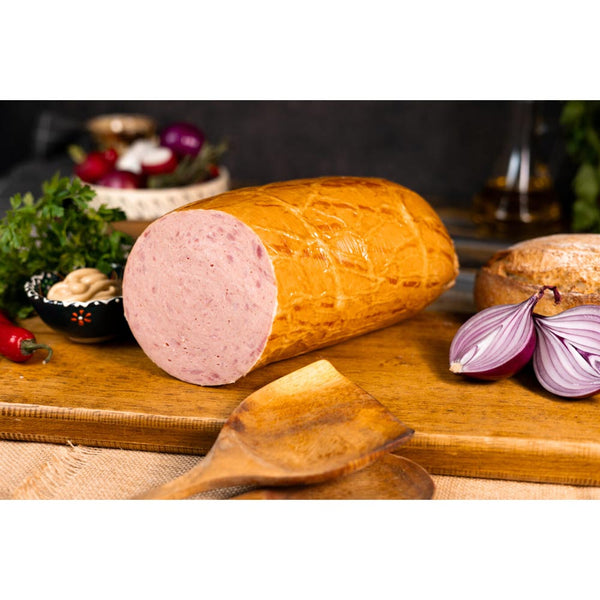 Parizer taranesc de acasa DELUMANI, delicios și sănătos, ideal pentru mesele tale cu piept de pui de calitate.