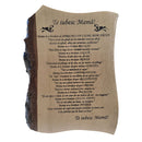 Placheta lemn - Te iubesc Mama